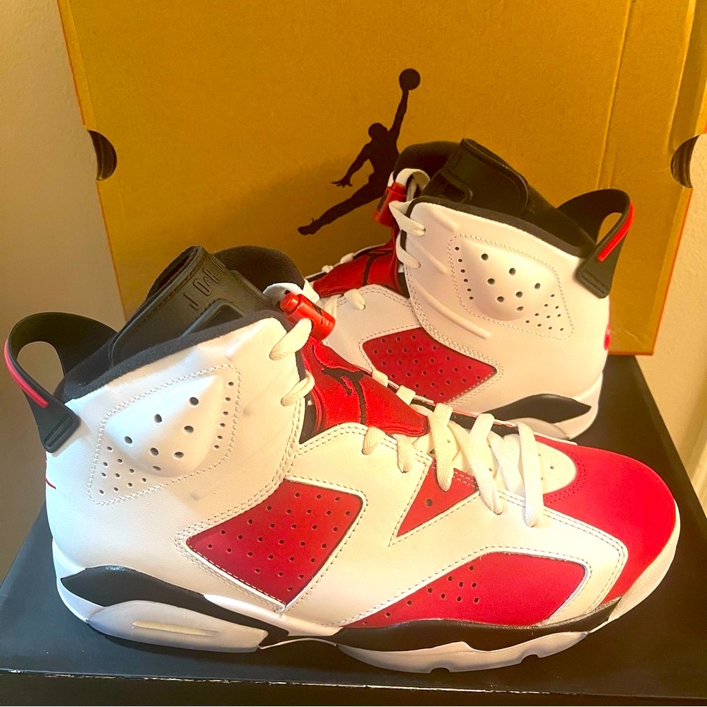 🔥🔥AIR JORDAN 6 CARMINE🔥🔥 - Picture 4 of 5